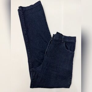 Loup Button Fly High Rise Indigo Stretch Denim Jeans - S